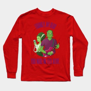 Frankenstein and Bride of Halloween Band Long Sleeve T-Shirt